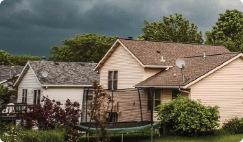 a house with a large yard