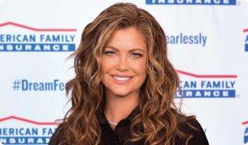 Kathy Ireland with long hair