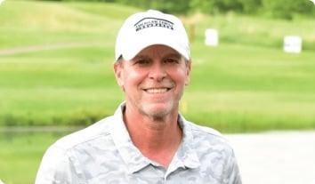 Steve Stricker smiling for the camera